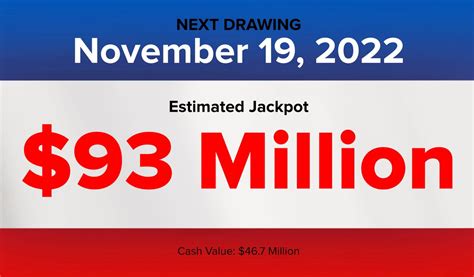 Powerball Jackpot Analysis for Sat, Nov 19, 2022 .
